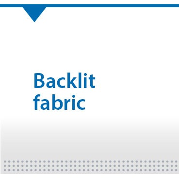 Backlit fabric